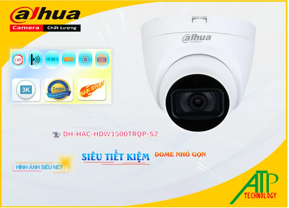 Camera Dahua Sắc Nét DH-HAC-HDW1500TRQP-S2,thông số DH-HAC-HDW1500TRQP-S2,DH-HAC-HDW1500TRQP-S2 Giá rẻ,DH HAC