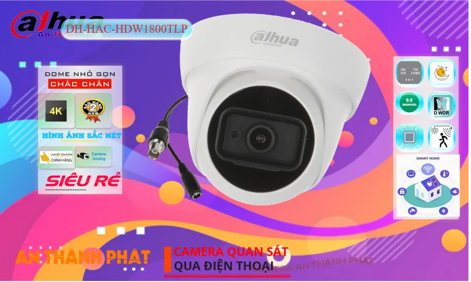 Camera DH-HAC-HDW1800TLP Dahua Hình Ảnh Đẹp