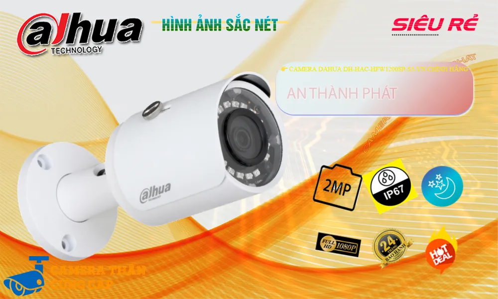 DH-HAC-HFW1200SP-S5-VN Camera  Dahua Tiết Kiệm