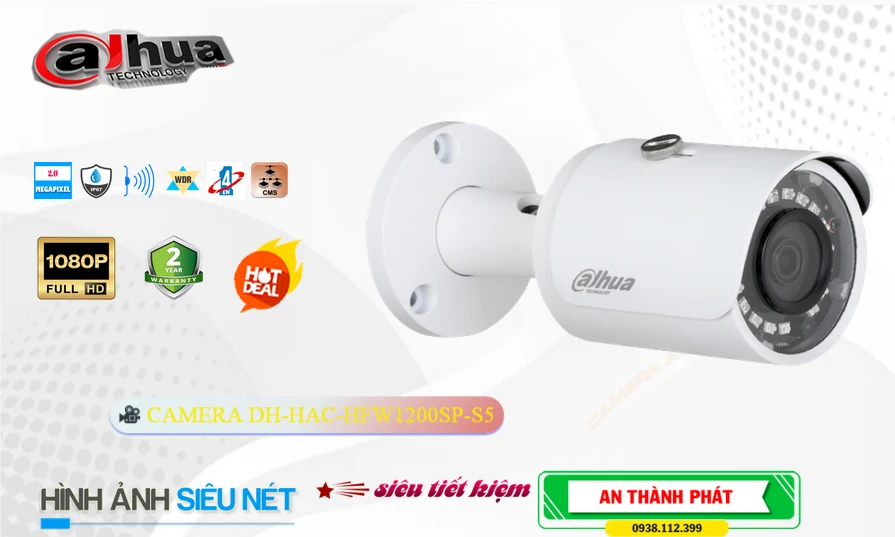 DH-HAC-HFW1200SP-S5 sắc nét Dahua DH-HAC-HFW1200SP-S5 sắc nét Dahua