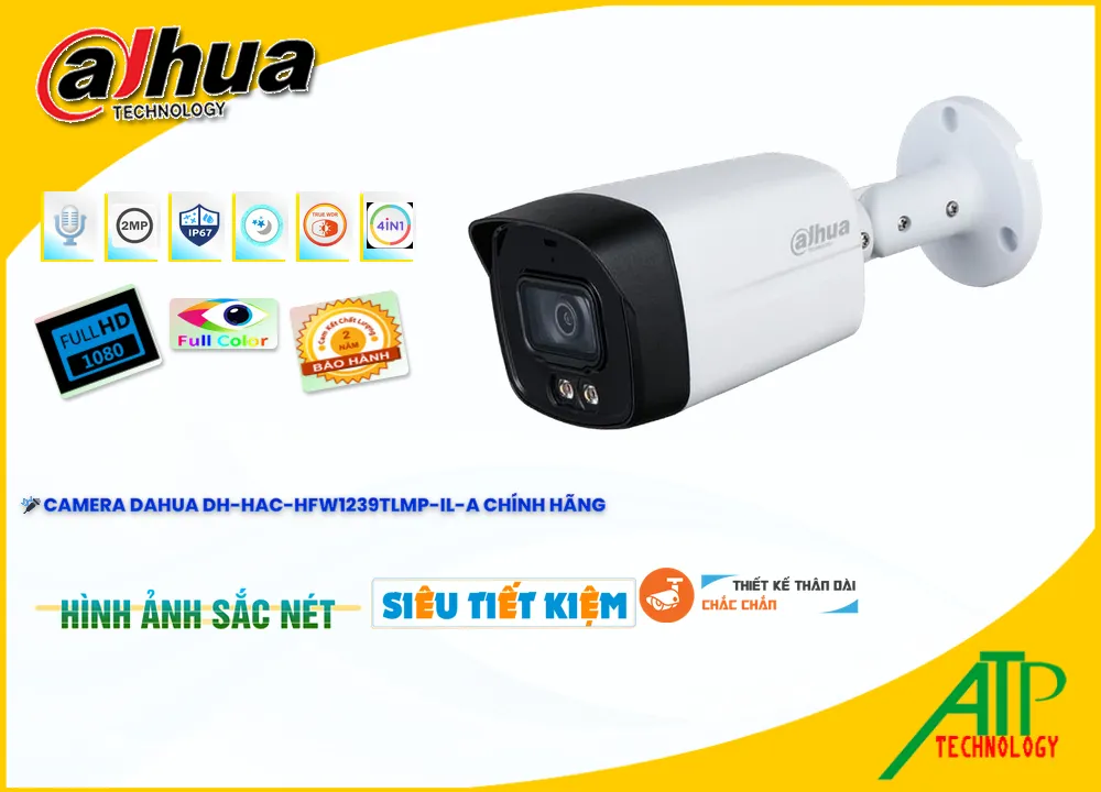 Camera Dahua DH-HAC-HFW1239TLMP-IL-A,Giá DH-HAC-HFW1239TLMP-IL-A,DH-HAC-HFW1239TLMP-IL-A Giá Khuyến Mãi,bán