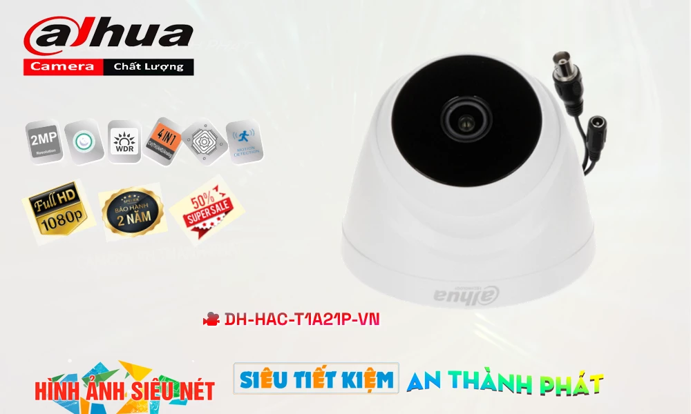 DH-HAC-T1A21P-VN Camera Mẫu Đẹp Dahua