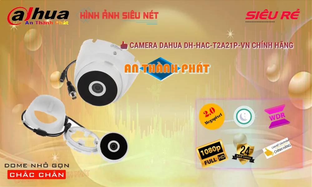 Camera An Ninh  Dahua DH-HAC-T2A21P-VN Giá rẻ