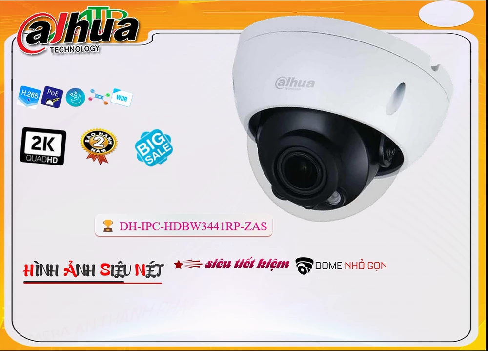 Camera Dahua DH-IPC-HDBW3441RP-ZAS,thông số DH-IPC-HDBW3441RP-ZAS,DH-IPC-HDBW3441RP-ZAS Giá rẻ,DH IPC HDBW3441RP
