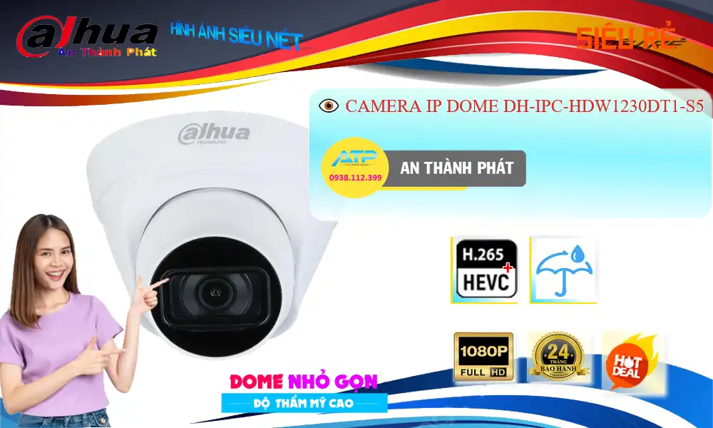 DH-IPC-HDW1230DT1-S5 sắc nét Dahua DH-IPC-HDW1230DT1-S5 sắc nét Dahua