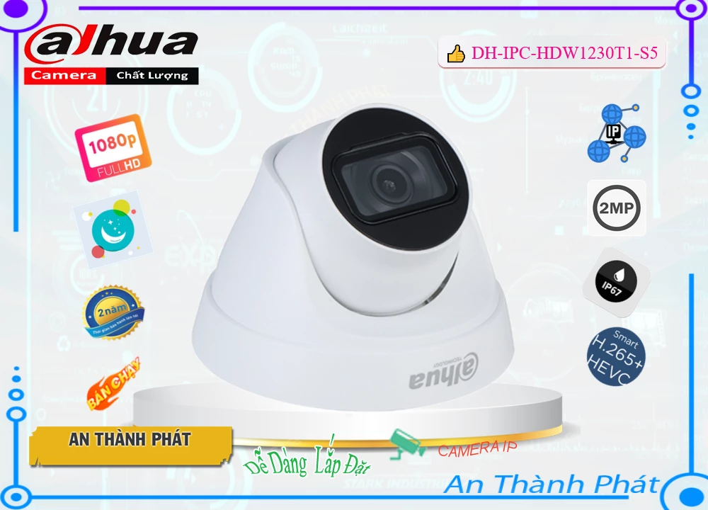 Camera Dahua DH-IPC-HDW1230T1-S5,DH-IPC-HDW1230T1-S5 Giá Khuyến Mãi,DH-IPC-HDW1230T1-S5 Giá rẻ,DH-IPC-HDW1230T1-S5 Công