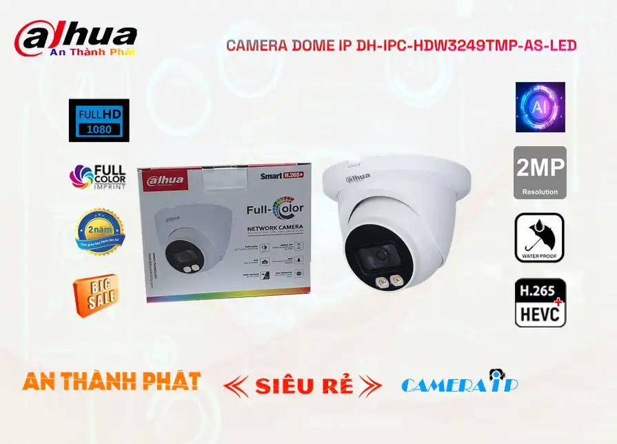 DH-IPC-HDW3249TMP-AS-LED sắc nét Dahua DH-IPC-HDW3249TMP-AS-LED sắc nét Dahua
