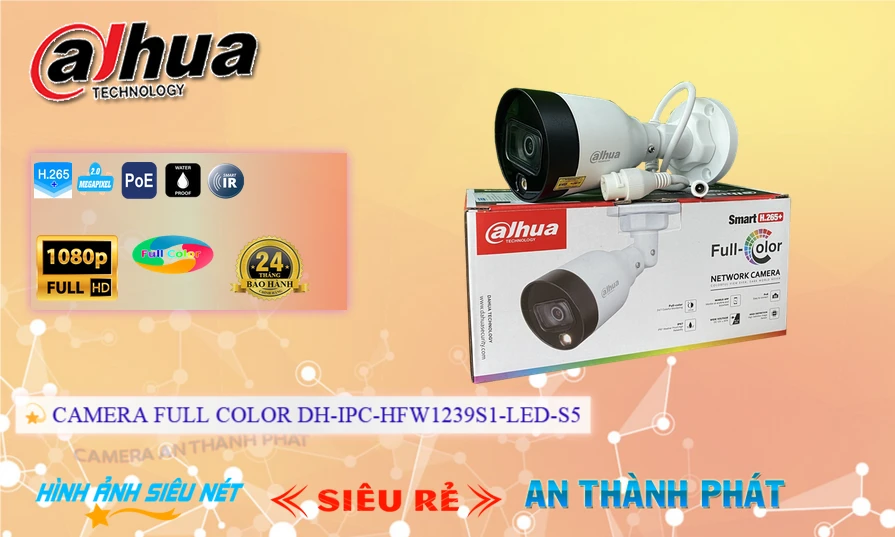 DH-IPC-HFW1239S1-LED-S5 sắc nét Dahua