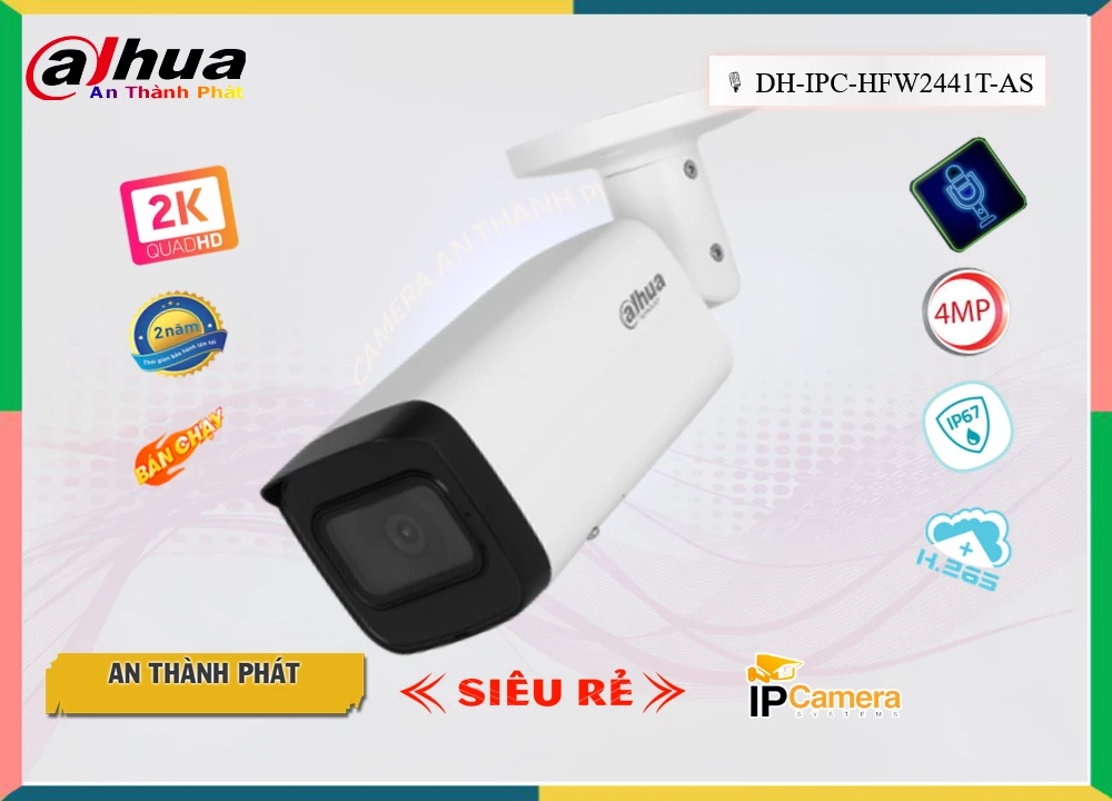 Camera Dahua DH-IPC-HFW2441T-AS,Giá DH-IPC-HFW2441T-AS,DH-IPC-HFW2441T-AS Giá Khuyến Mãi,bán