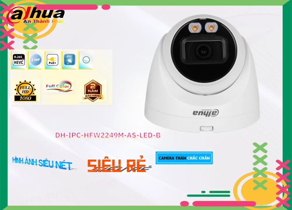 Camera Dahua DH-IPC-HFW2449S-S-LED,DH-IPC-HFW2449S-S-LED Giá rẻ,DH IPC HFW2449S S LED,Chất Lượng