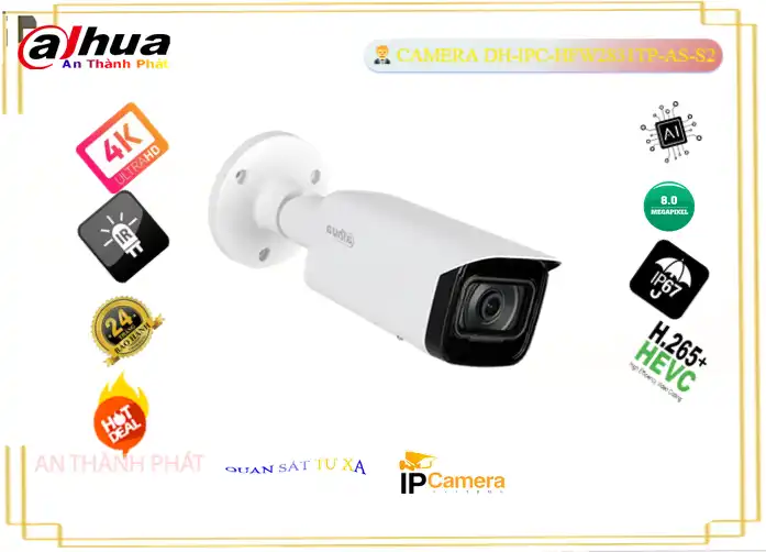 DH-IPC-HFW2831TP-AS-S2 sắc nét Dahua DH-IPC-HFW2831TP-AS-S2 sắc nét Dahua