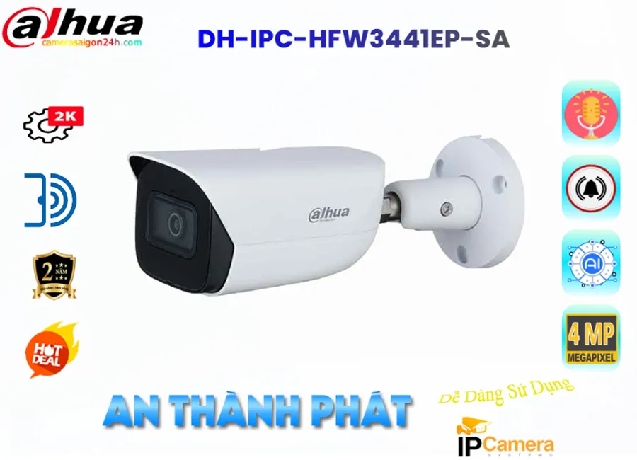 Camera IP Dahua DH-IPC-HFW3441EP-SA,thông số DH-IPC-HFW3441EP-SA,DH IPC HFW3441EP SA,Chất Lượng