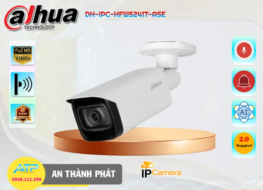 Camera IP Dahua DH-IPC-HFW5241T-ASE,DH-IPC-HFW5241T-ASE Giá rẻ,DH-IPC-HFW5241T-ASE Giá Thấp Nhất,Chất Lượng