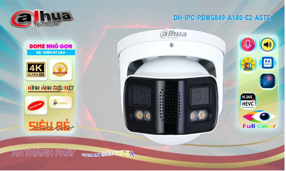 DH-IPC-PDW5849-A180-E2-ASTE Camera Dahua Giá rẻ ✅