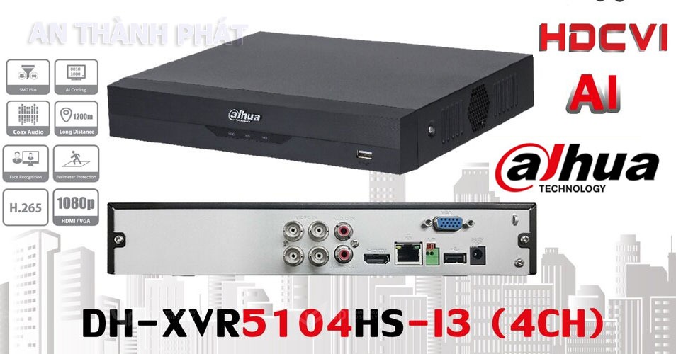 Đầu ghi hình hổ trợ camera độ phân giải siêu nét 5.0mp
