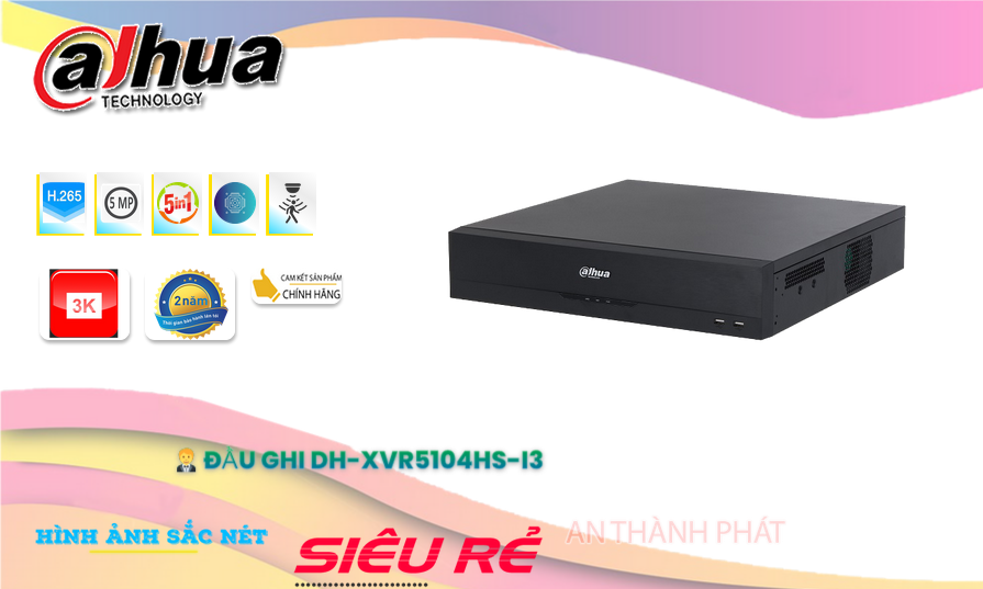 DH-XVR5104HS-I3 sắc nét Dahua