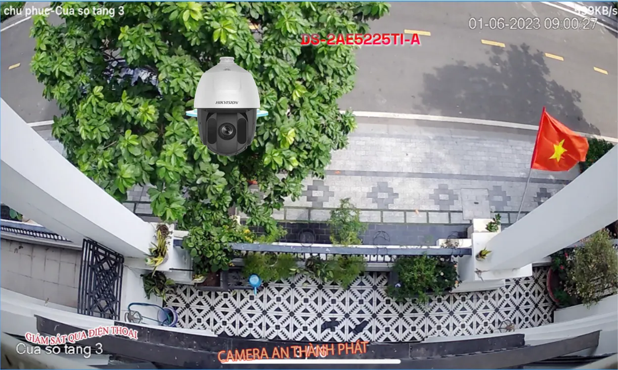 DS-2AE5225TI-A sắc nét Hikvision