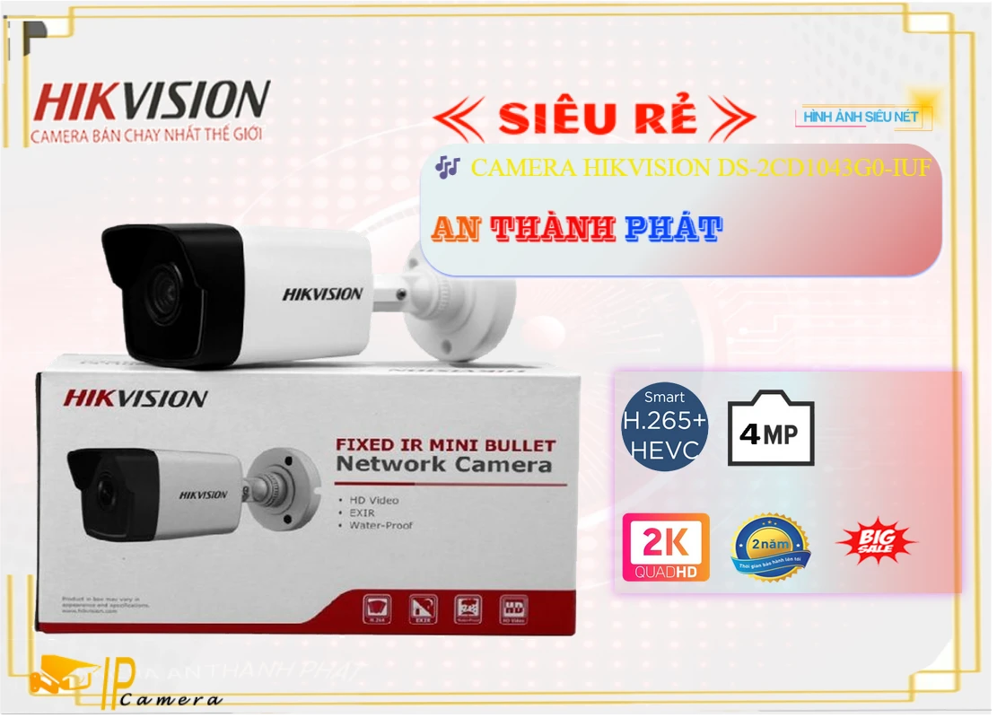 Camera Hikvision DS-2CD1043G0-IUF,DS-2CD1043G0-IUF Giá rẻ,DS 2CD1043G0 IUF,Chất Lượng DS-2CD1043G0-IUF,thông số