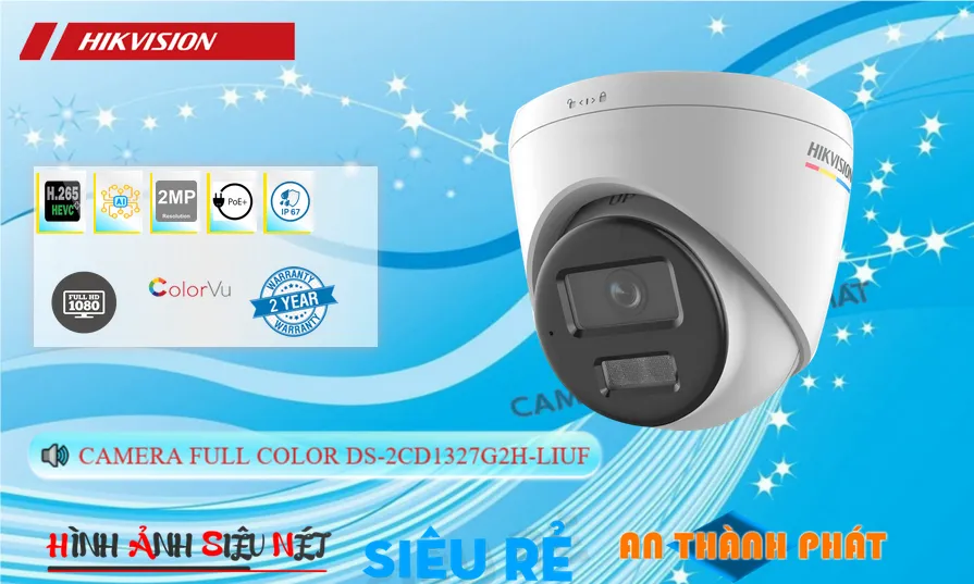 Camera Hikvision DS-2CD1327G2H-LIUF