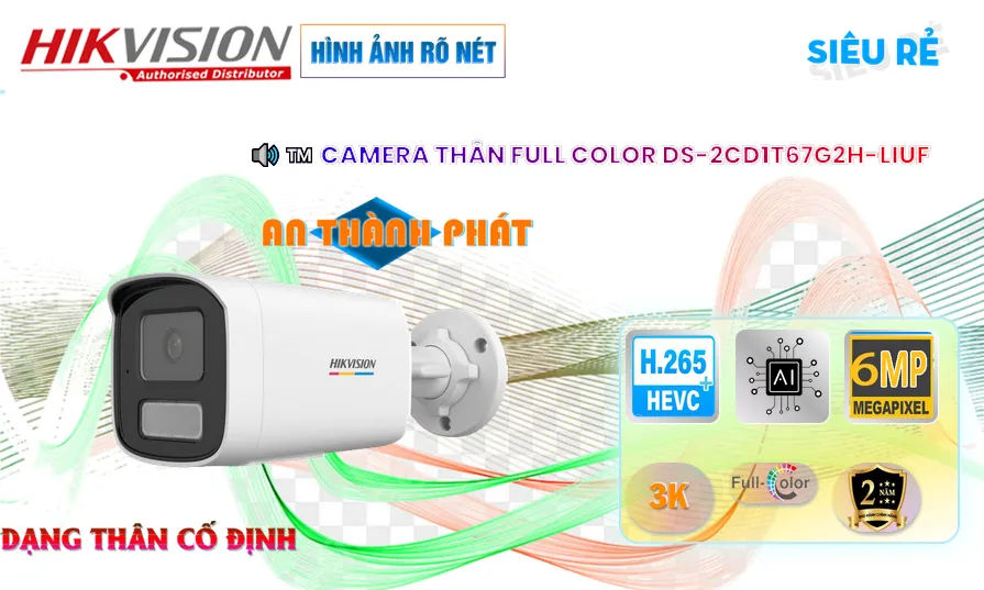Camera Hikvision DS-2CD1T67G2H-LIUF Camera Hikvision DS-2CD1T67G2H-LIUF