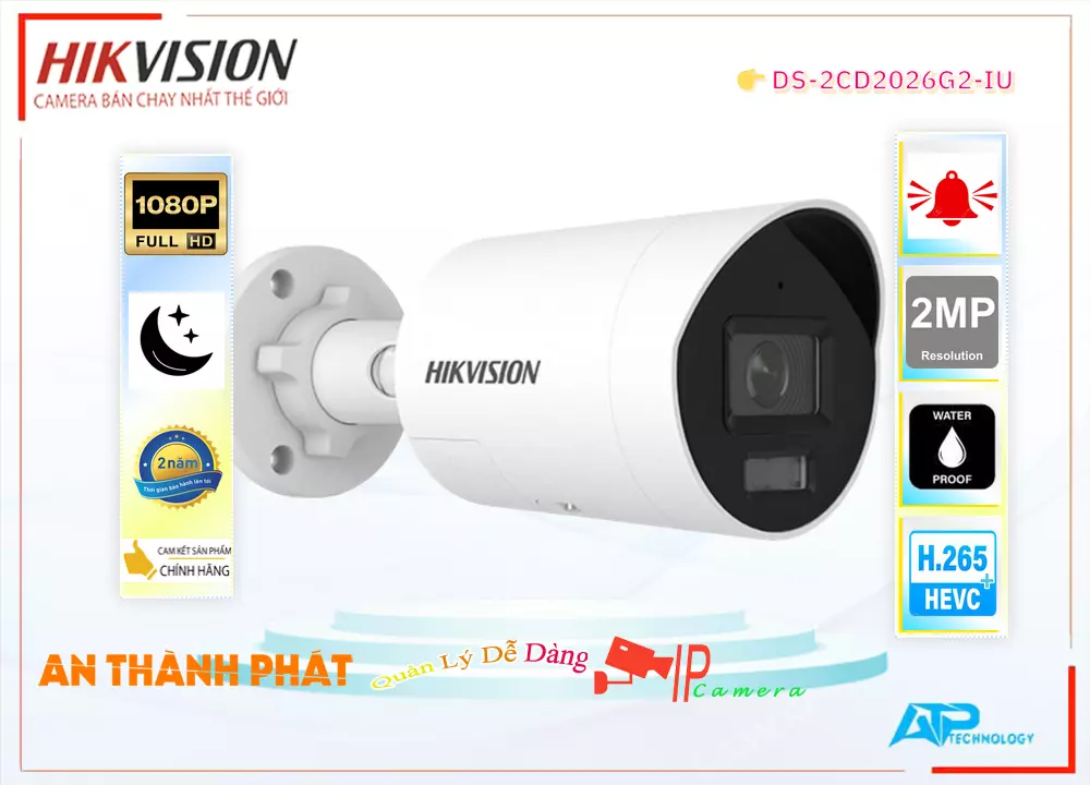 Camera Hikvision DS-2CD2026G2-IU,thông số DS-2CD2026G2-IU,DS-2CD2026G2-IU Giá rẻ,DS 2CD2026G2 IU,Chất Lượng