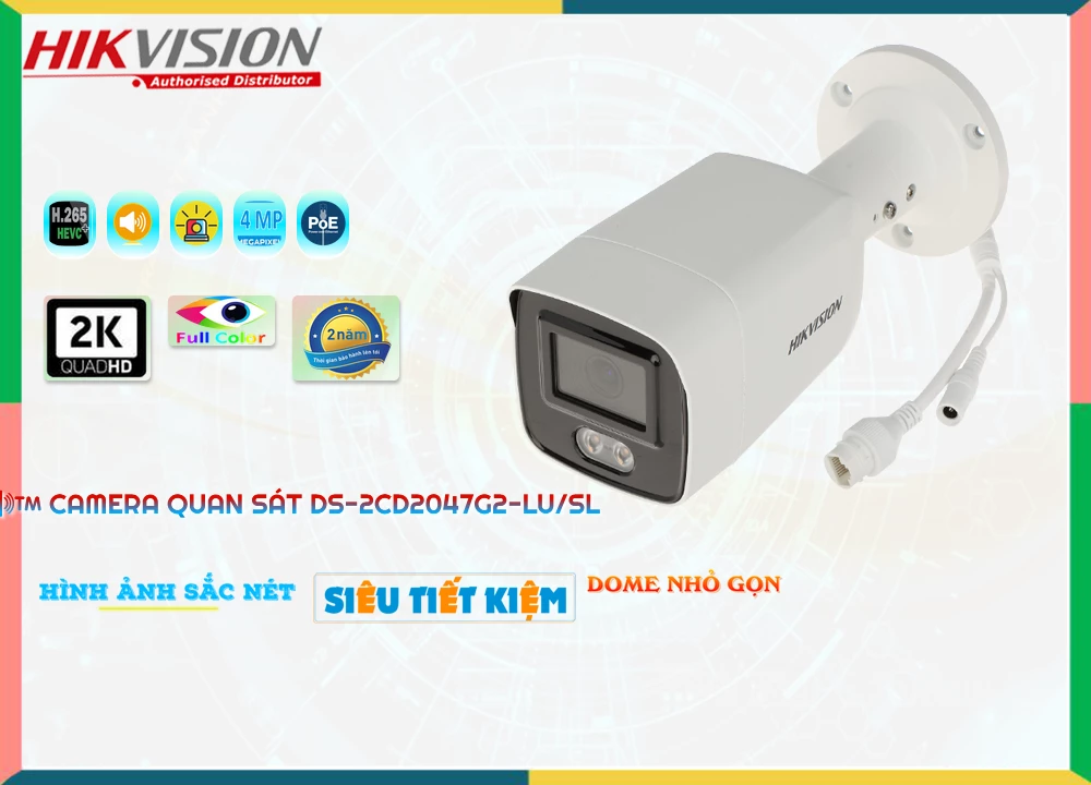 Camera Hikvision DS-2CD2047G2-LU/SL,Chất Lượng DS-2CD2047G2-LU/SL,DS-2CD2047G2-LU/SL Công Nghệ