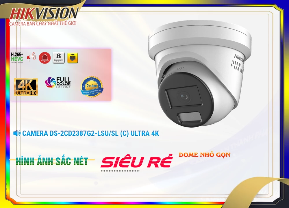 DS-2CD2387G2-LSU/SL(C) Camera An Ninh Giá rẻ,DS-2CD2387G2-LSU/SL(C) Giá rẻ,DS-2CD2387G2-LSU/SL(C) Giá Thấp Nhất,Chất
