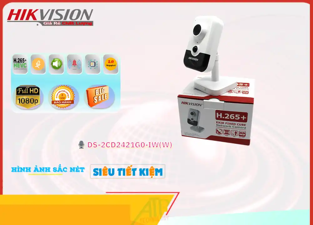 DS-2CD2421G0-IW sắc nét Hikvision DS-2CD2421G0-IW sắc nét Hikvision