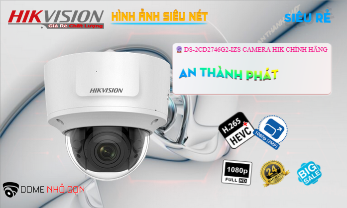 DS-2CD2746G2-IZS Camera Giá rẻ Hikvision DS-2CD2746G2-IZS Camera Giá rẻ Hikvision