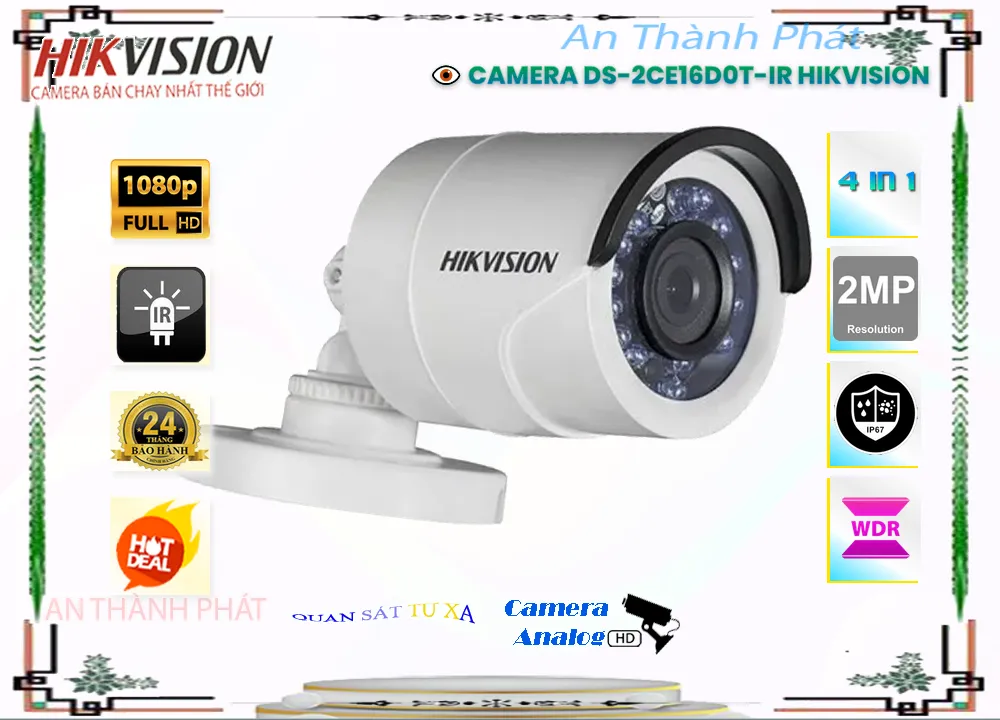 DS-2CE16D0T-IR Camera  Hikvision Hình Ảnh Đẹp
