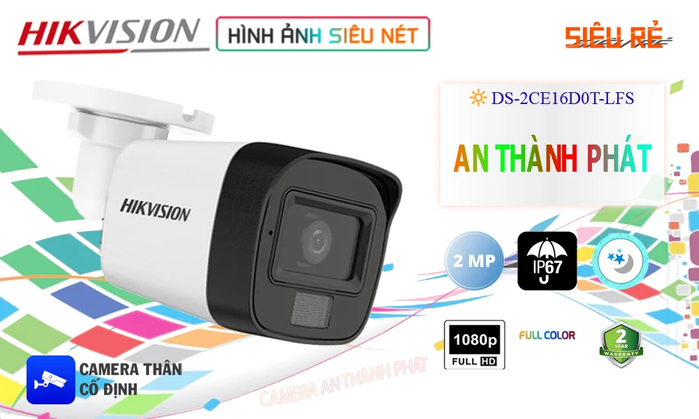 DS-2CE16D0T-LFS sắc nét Hikvision