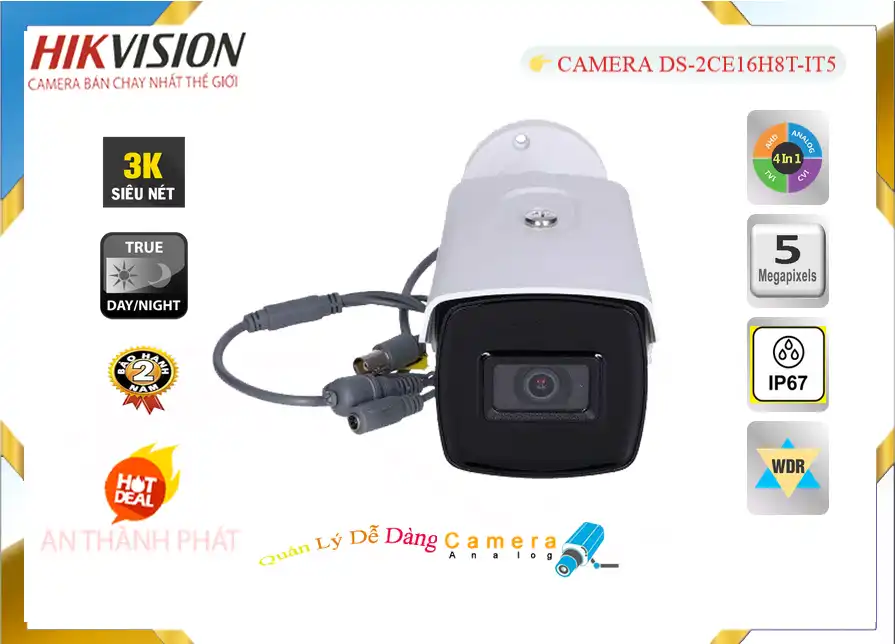 Camera DS-2CE16H8T-IT5 IP67