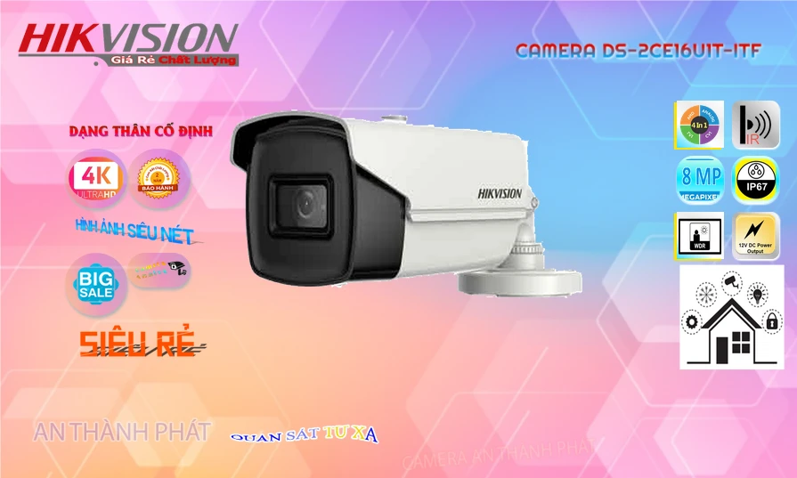 Camera  Hikvision DS-2CE16U1T-ITF