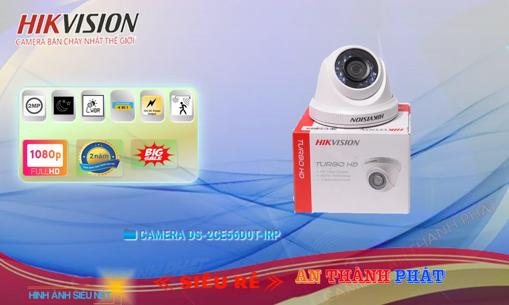 DS-2CE56D0T-IRP sắc nét Hikvision
