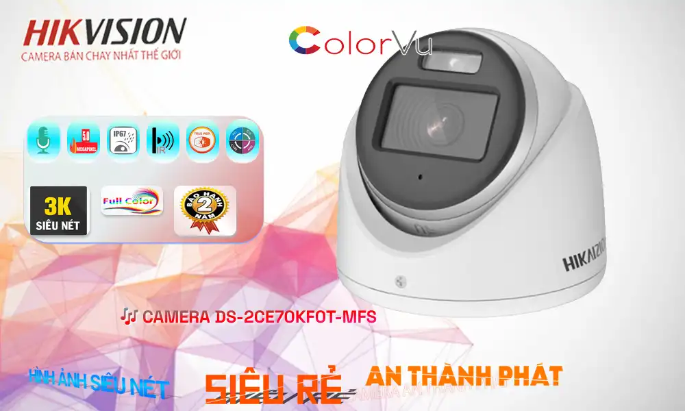 DS-2CE70KF0T-MFS sắc nét Hikvision