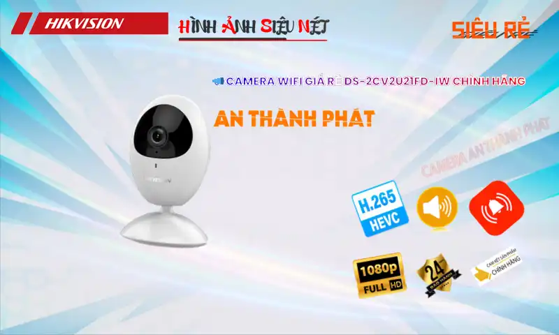 Camera An Ninh  Hikvision DS-2CV2U21FD-IW Tiết Kiệm