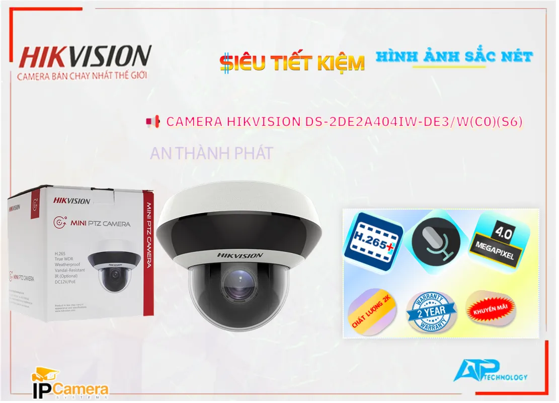 Camera Hikvision DS-2DE2A404IW-DE3/W(C0)(S6),thông số DS-2DE2A404IW-DE3/W(C0)(S6),DS-2DE2A404IW-DE3/W(C0)(S6) Giá rẻ,DS