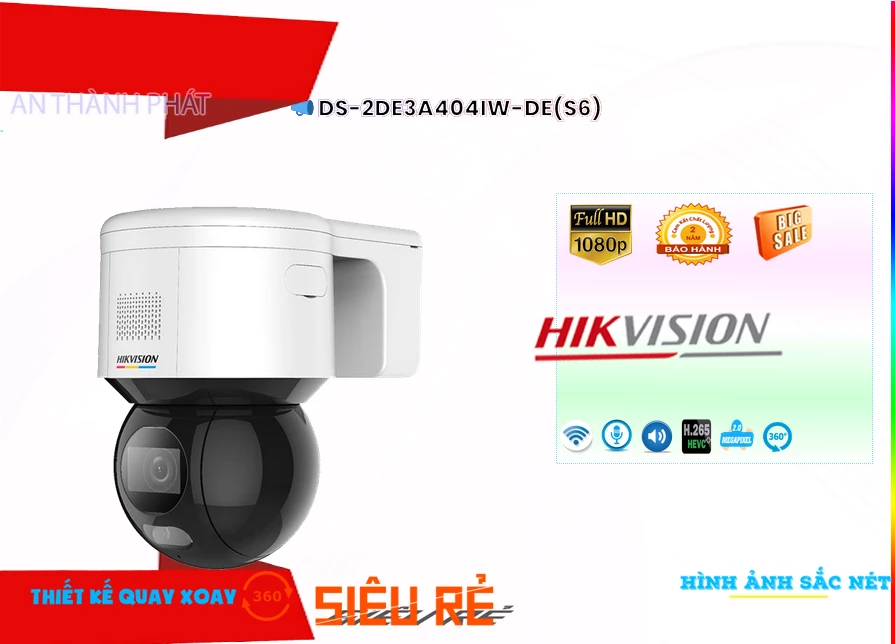 Camera Hikvision DS-2DE3A404IW-DE(S6),DS-2DE3A404IW-DE(S6) Giá rẻ,DS-2DE3A404IW-DE(S6) Giá Thấp Nhất,Chất Lượng