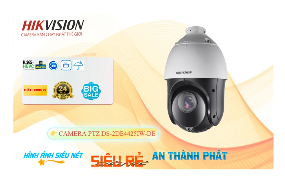 DS-2DE4425IW-DE sắc nét Hikvision