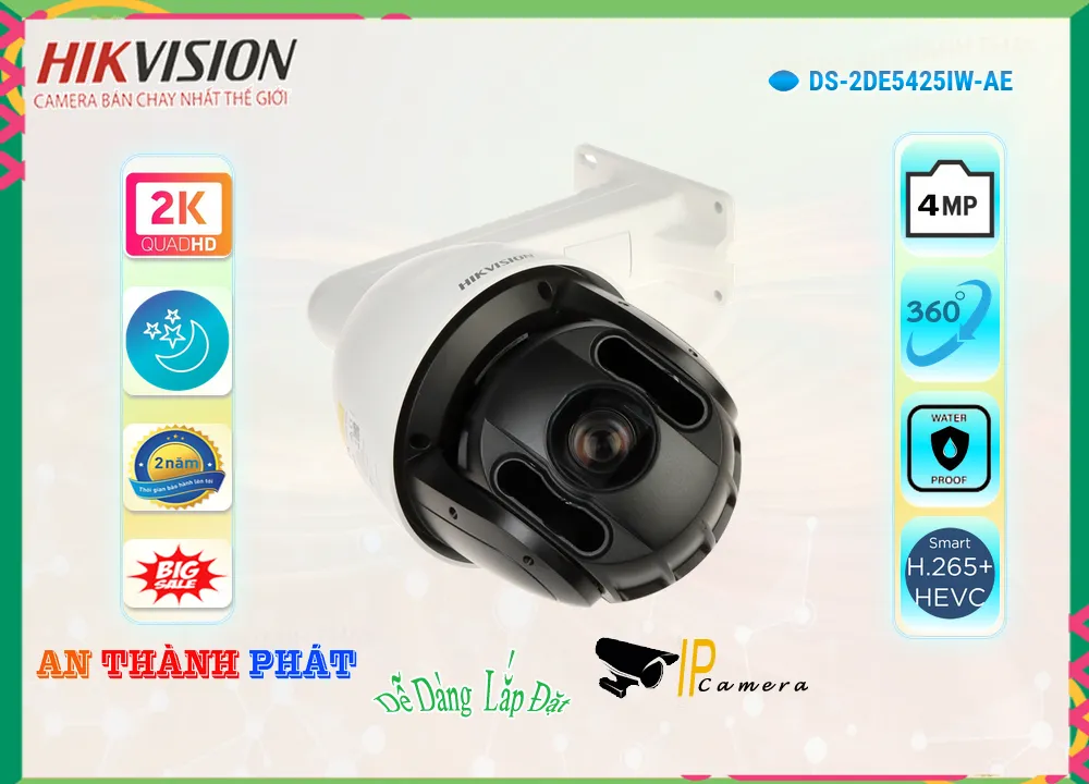 Camera Hikvision DS-2DE5425IW-AE,DS-2DE5425IW-AE Giá rẻ,DS-2DE5425IW-AE Giá Thấp Nhất,Chất Lượng