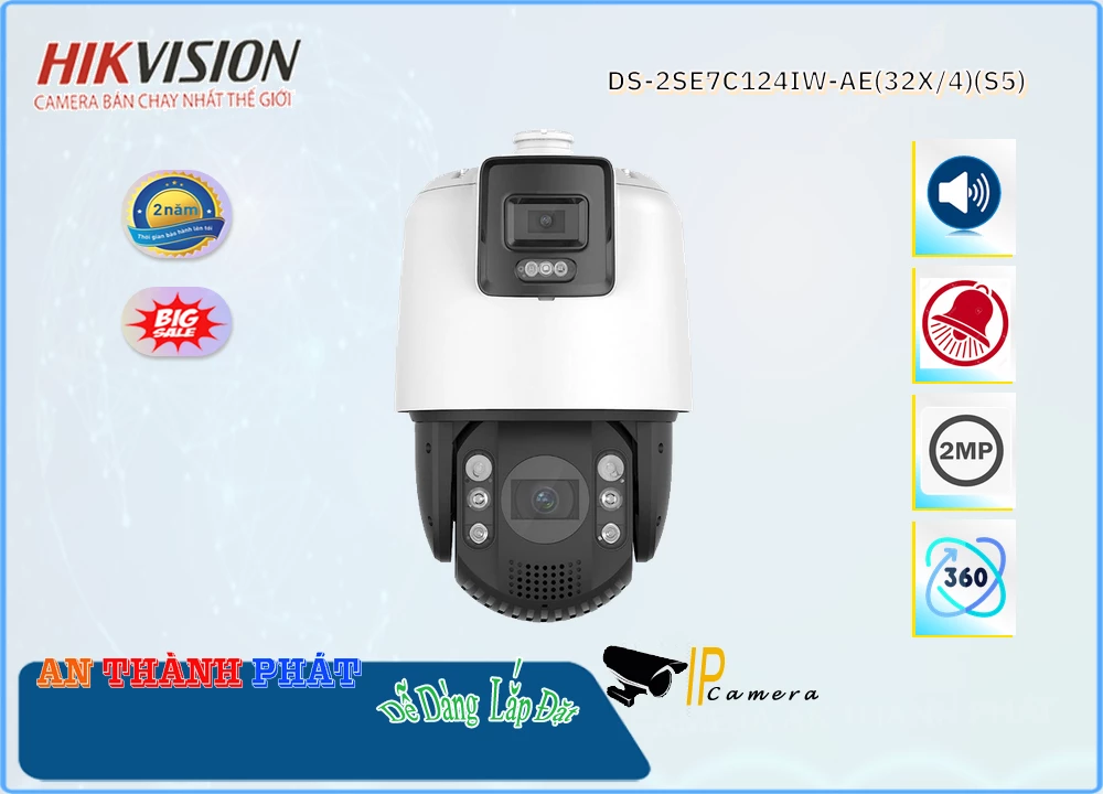 Camera Hikvision DS-2SE7C124IW-AE(32x/4)(S5),DS 2SE7C124IW AE(32x/4)(S5),Giá Bán