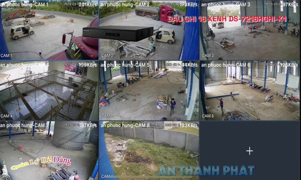 DS-7216HGHI-K1 Đầu Thu Hikvision