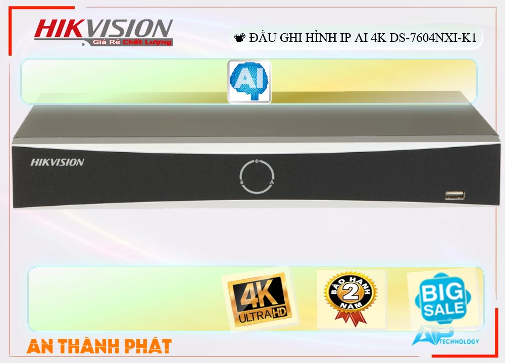 Đầu Ghi Hikvision DS-7604NXI-K1,thông số DS-7604NXI-K1,DS 7604NXI K1,Chất Lượng DS-7604NXI-K1,DS-7604NXI-K1 Công Nghệ