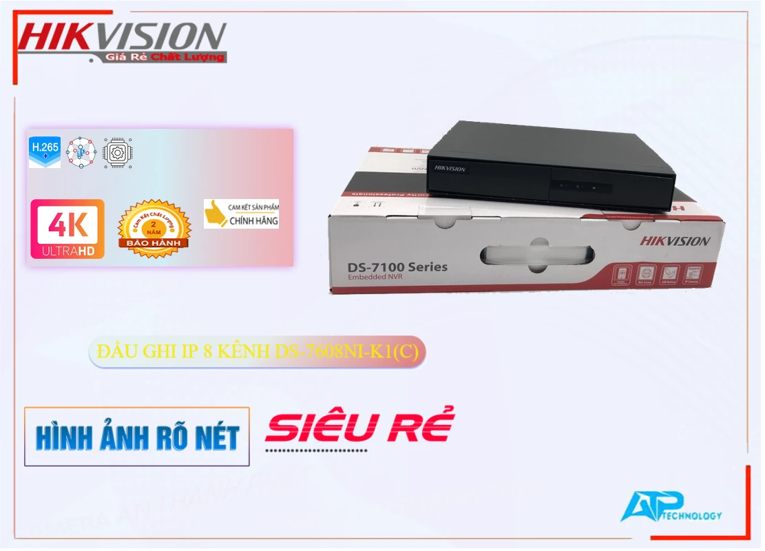 Đầu Ghi Hikvision DS-7608NI-K1(C),Giá DS-7608NI-K1(C),phân phối DS-7608NI-K1(C),DS-7608NI-K1(C)Bán Giá