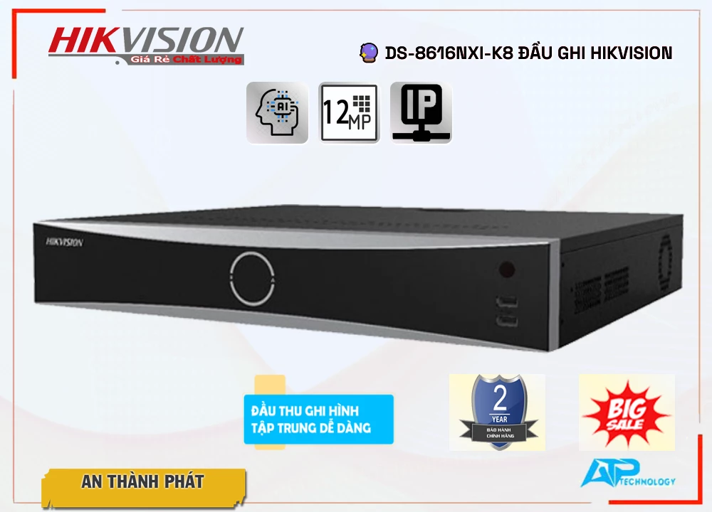 Đầu Ghi Hikvision DS-8616NXI-K8,DS-8616NXI-K8 Giá rẻ,DS-8616NXI-K8 Giá Thấp Nhất,Chất Lượng DS-8616NXI-K8,DS-8616NXI-K8