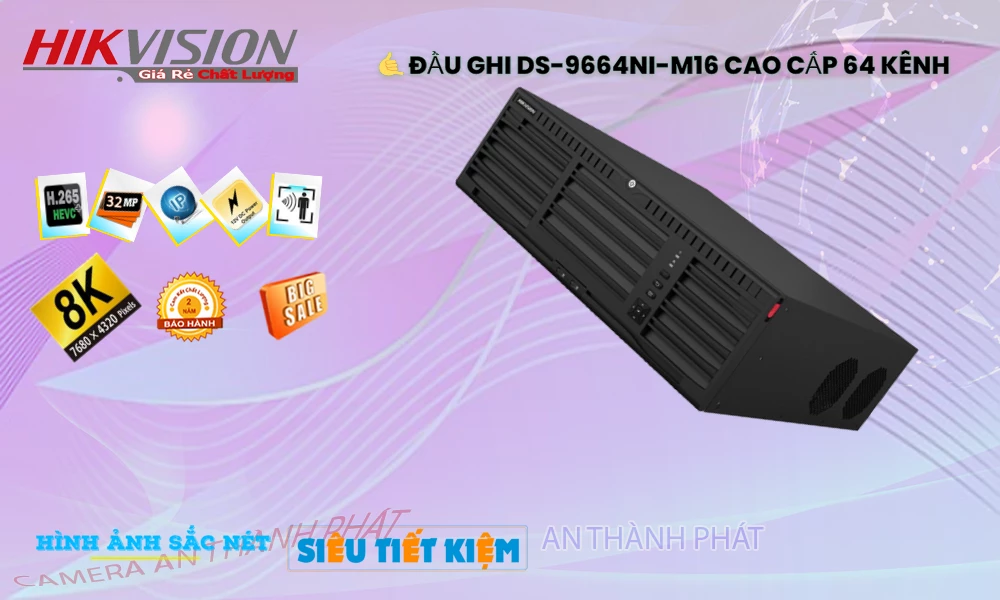 Hikvision DS-9664NI-M16 Tiết Kiệm