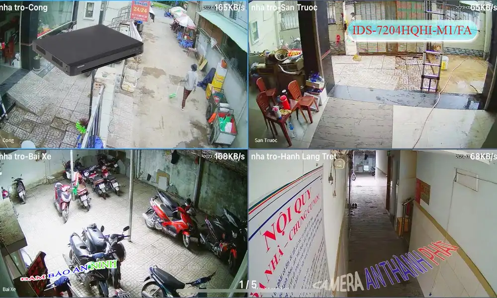 IDS-7204HQHI-M1/FA sắc nét Hikvision