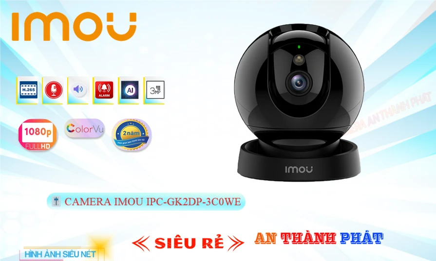 ➠  IPC-GK2DP-3C0WE sắc nét Wifi Imou