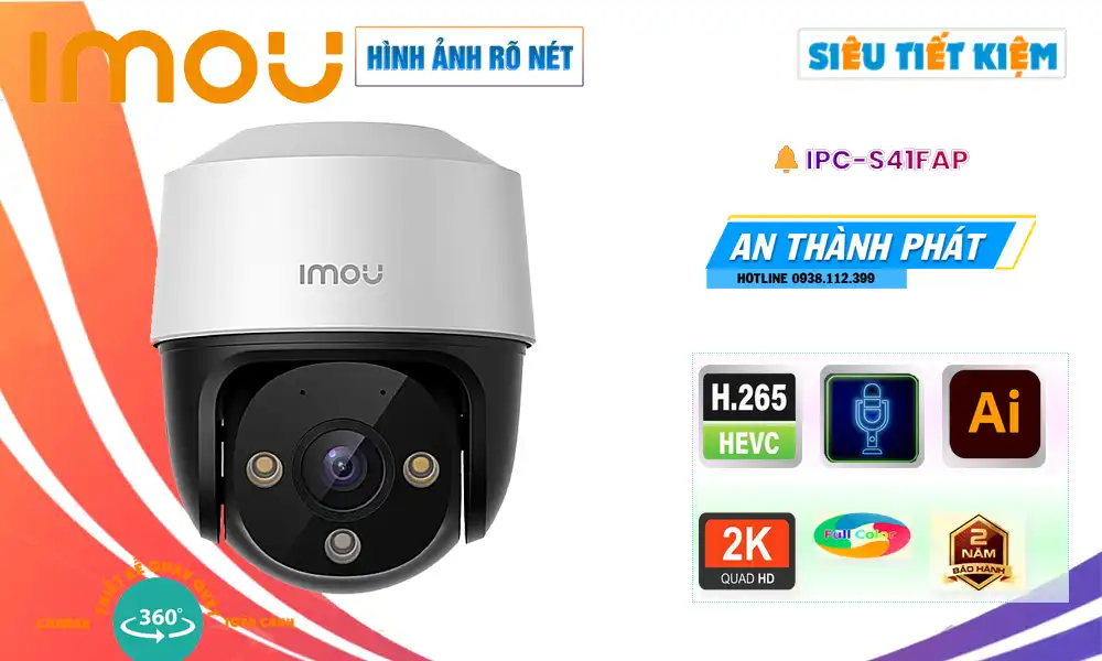 IPC-S41FAP sắc nét Wifi Imou
