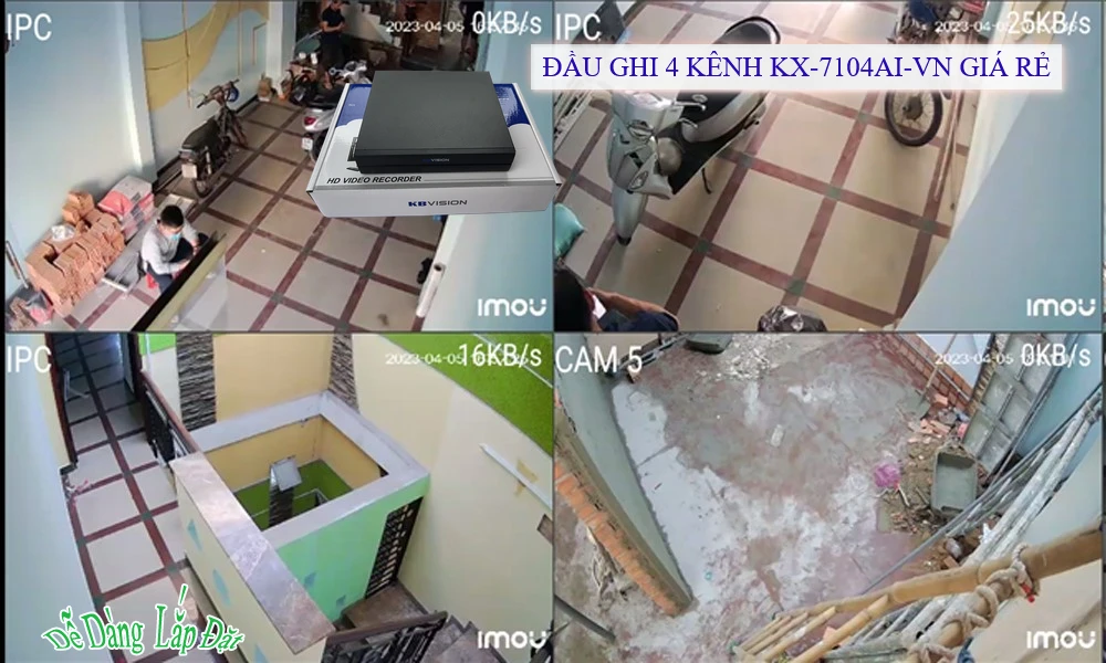 KX-7104Ai-VN KBvision Thiết kế Đẹp KX-7104Ai-VN KBvision Thiết kế Đẹp